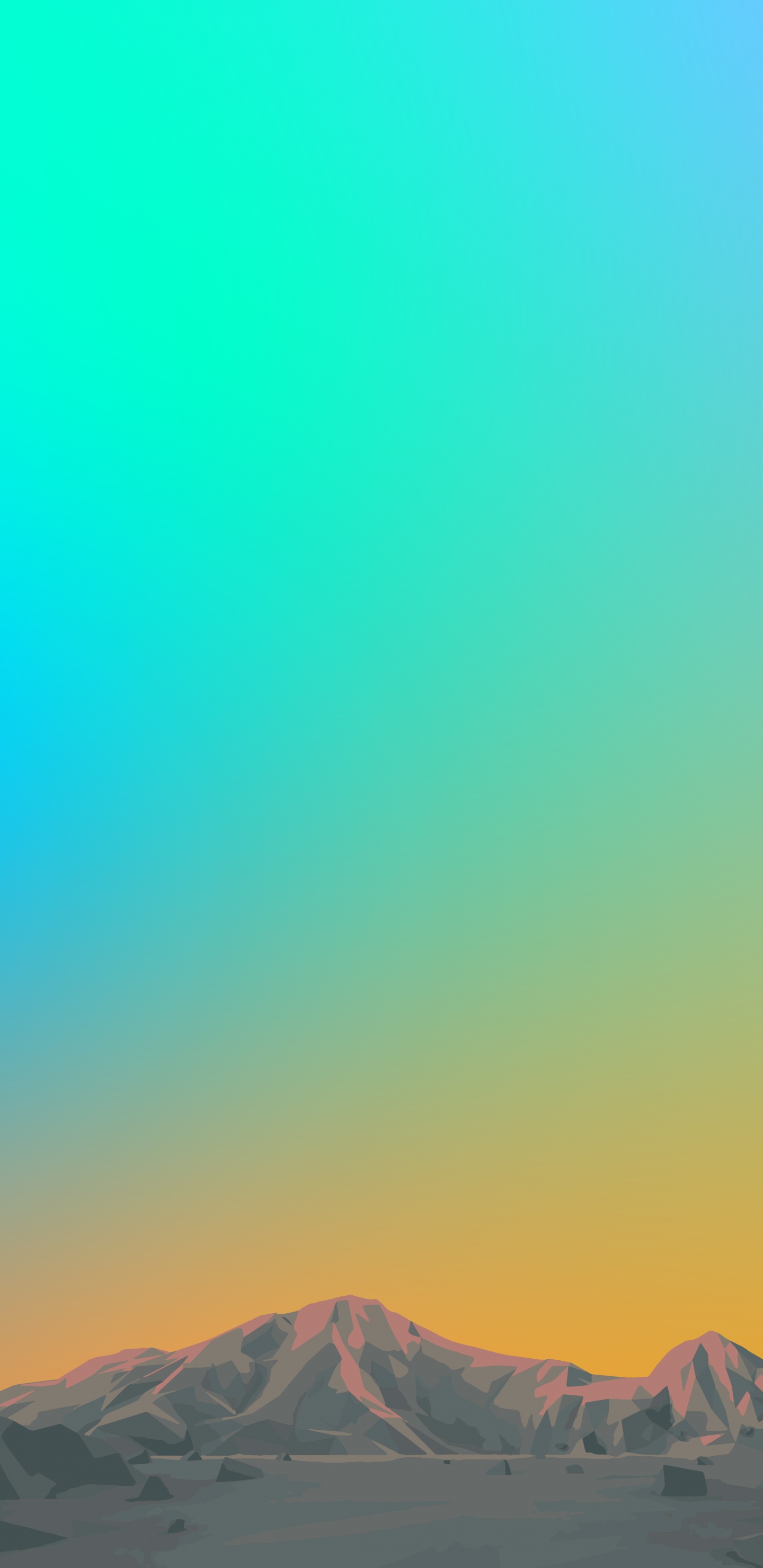 Aeolian Landform, Mountain Range, Body of Water, Night, Mountainous Landforms. Wallpaper in 1440x2960 Resolution