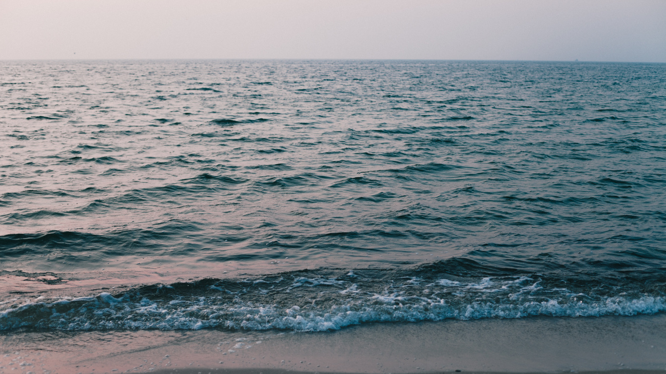 Sea, Ocean, Baltic Sea, Beach, Water. Wallpaper in 1366x768 Resolution