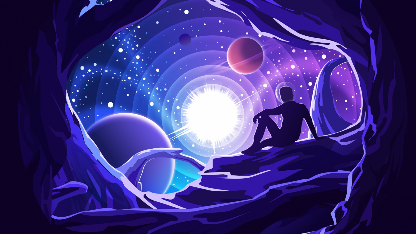 这个星球, 图形设计, 大胆而, 艺术, 明星 壁纸 1366x768 允许