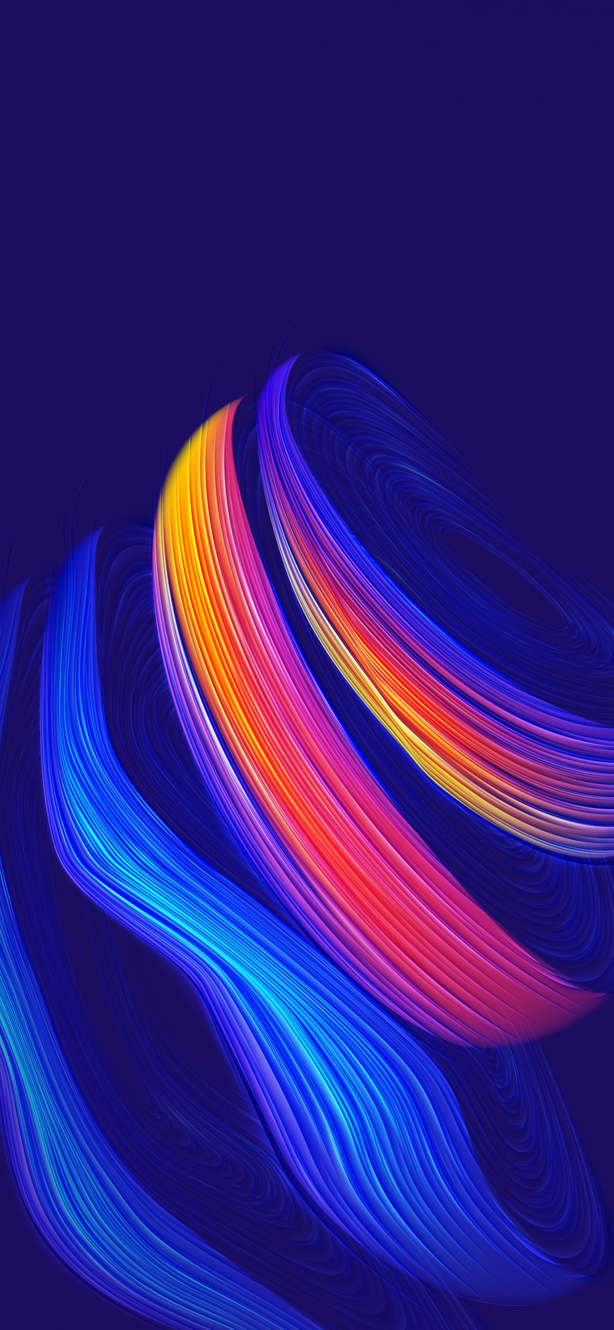 Light, Abstraction, Azure, Purple, Visual Effect Lighting. Wallpaper in 1242x2688 Resolution