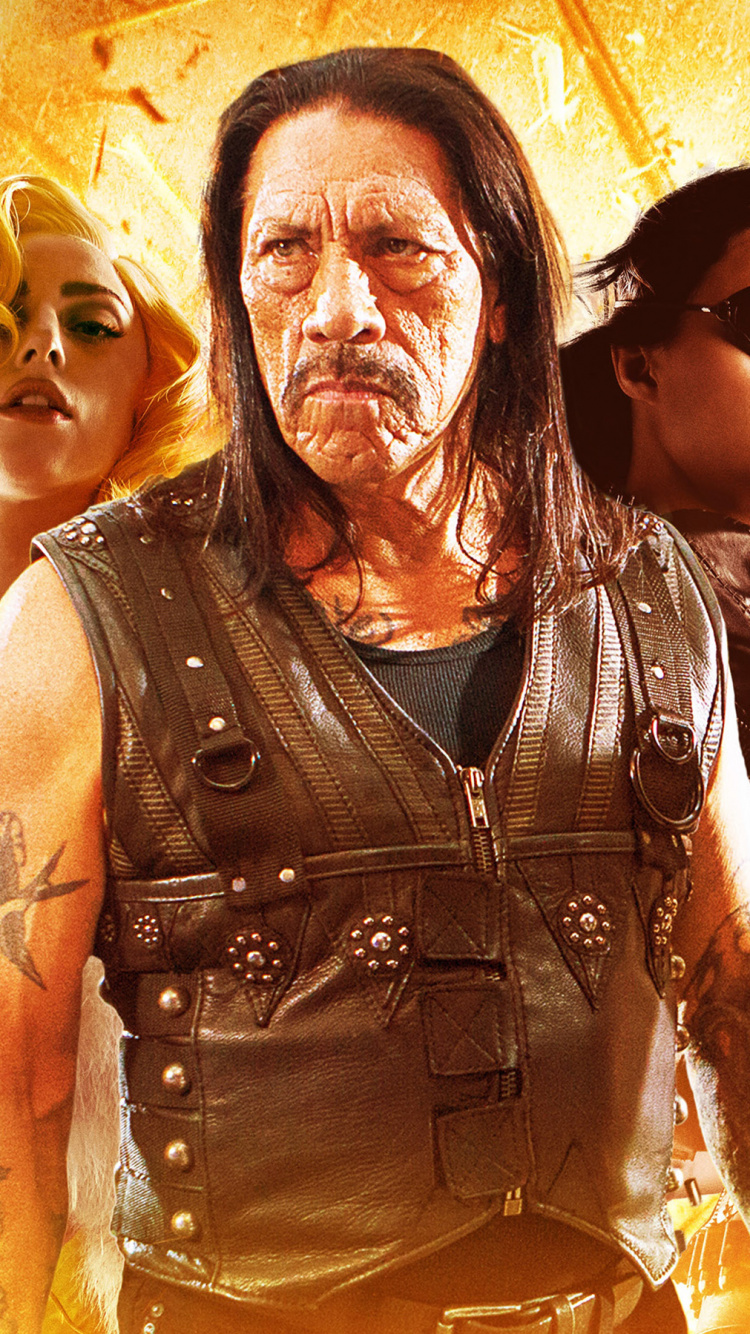 Frau in Schwarzer Lederjacke Neben Frau in Weißem Pelzmantel. Wallpaper in 750x1334 Resolution