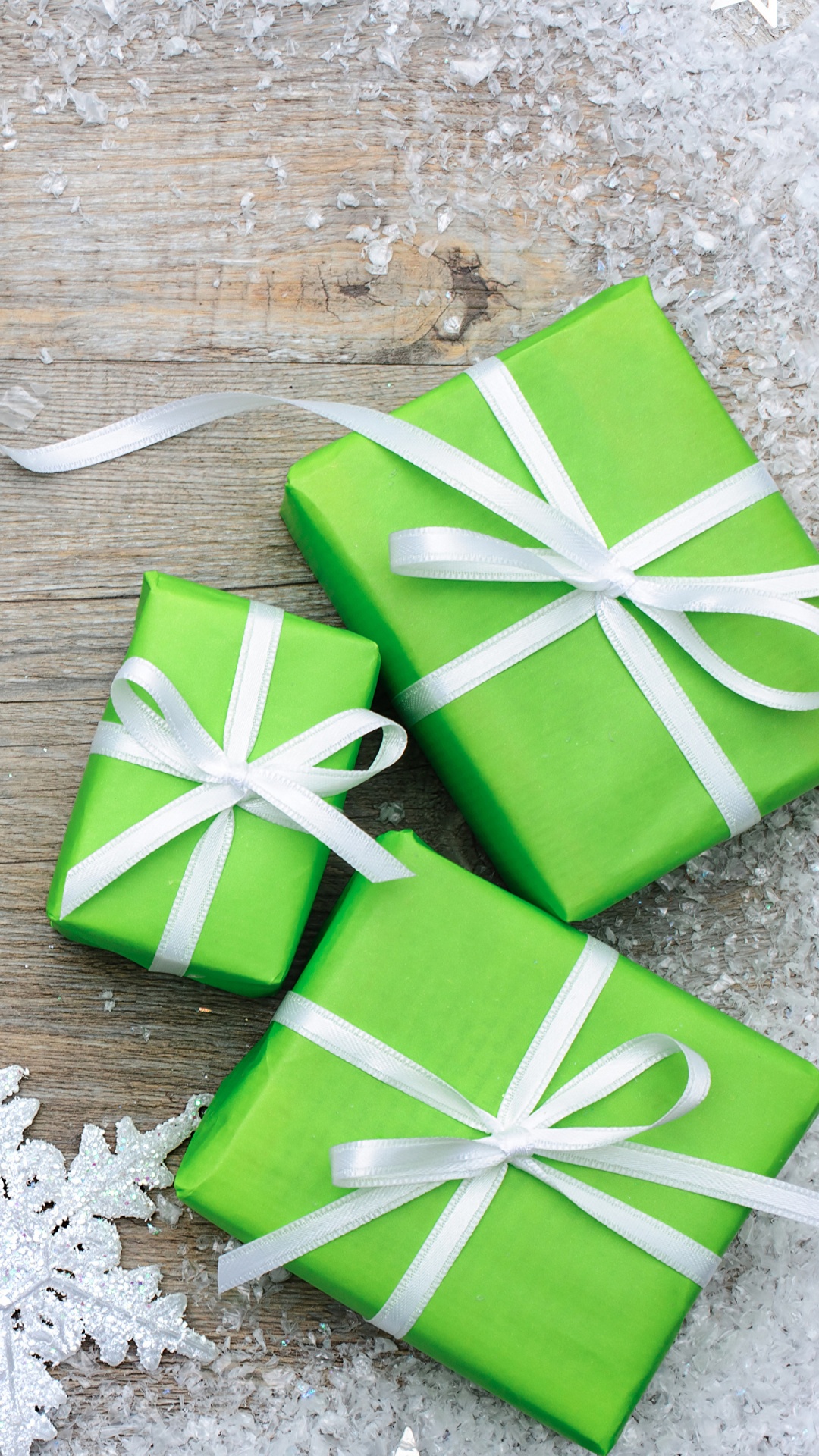 圣诞节礼物, 礼物, 圣诞节那天, 假日, 绿色的 壁纸 1080x1920 允许
