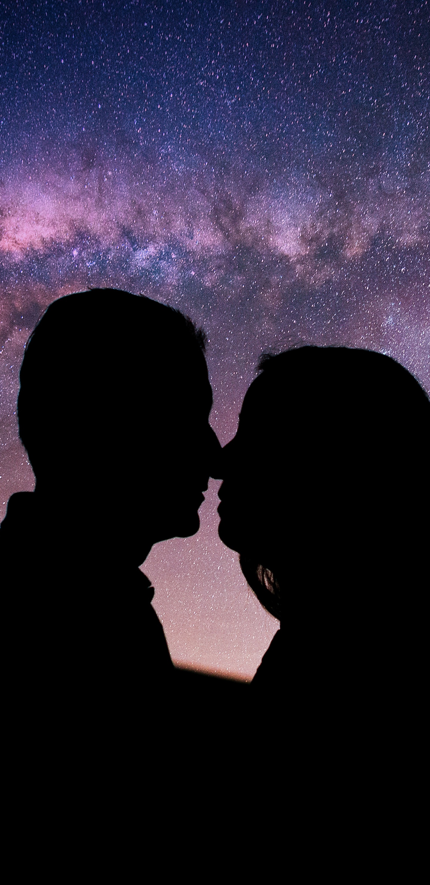 Love, Night, Romance, Atmosphere, Cloud. Wallpaper in 1440x2960 Resolution