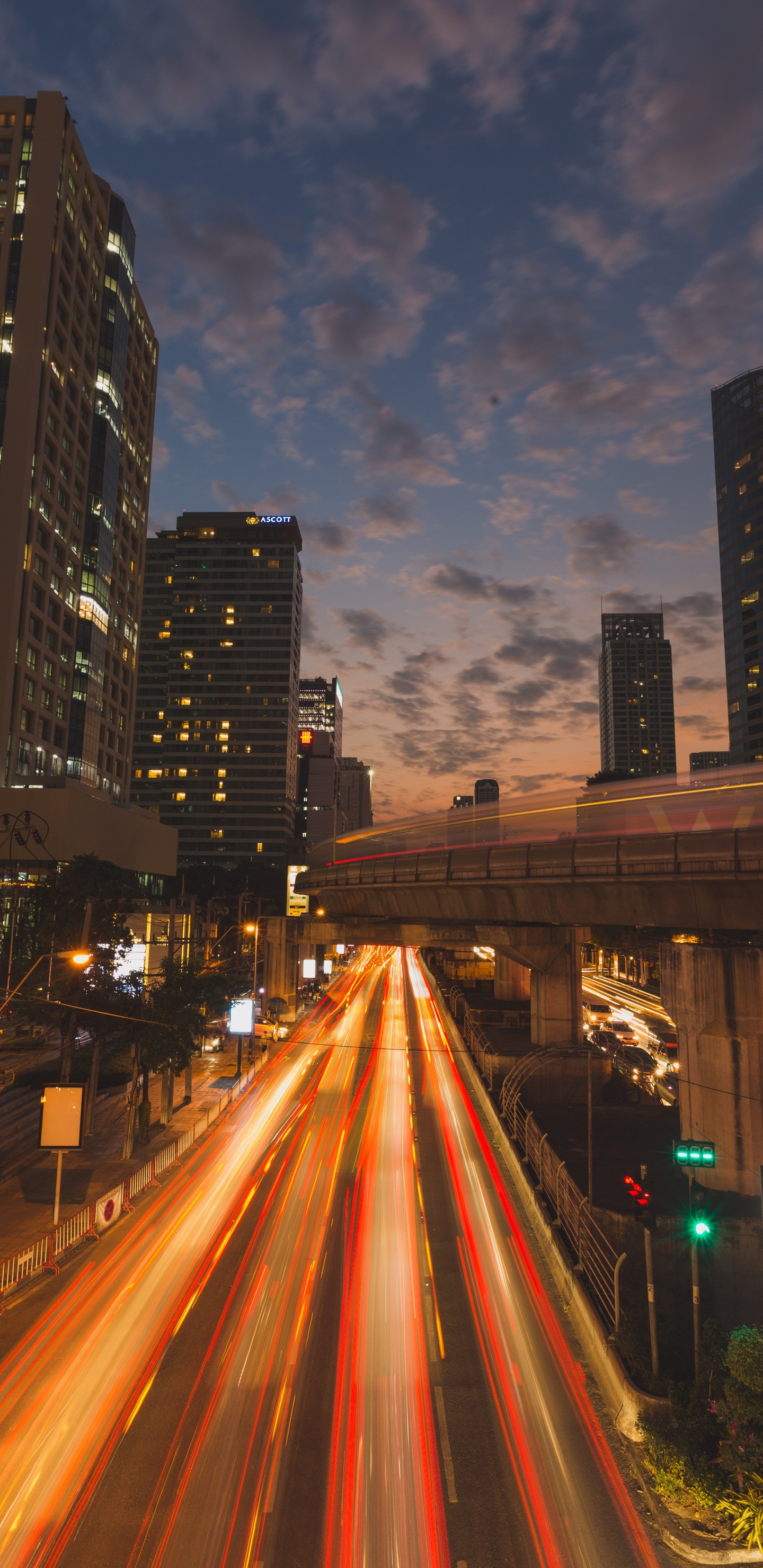 曼谷, 城市, 城市景观, 大都会, 人类住区 壁纸 1440x2960 允许