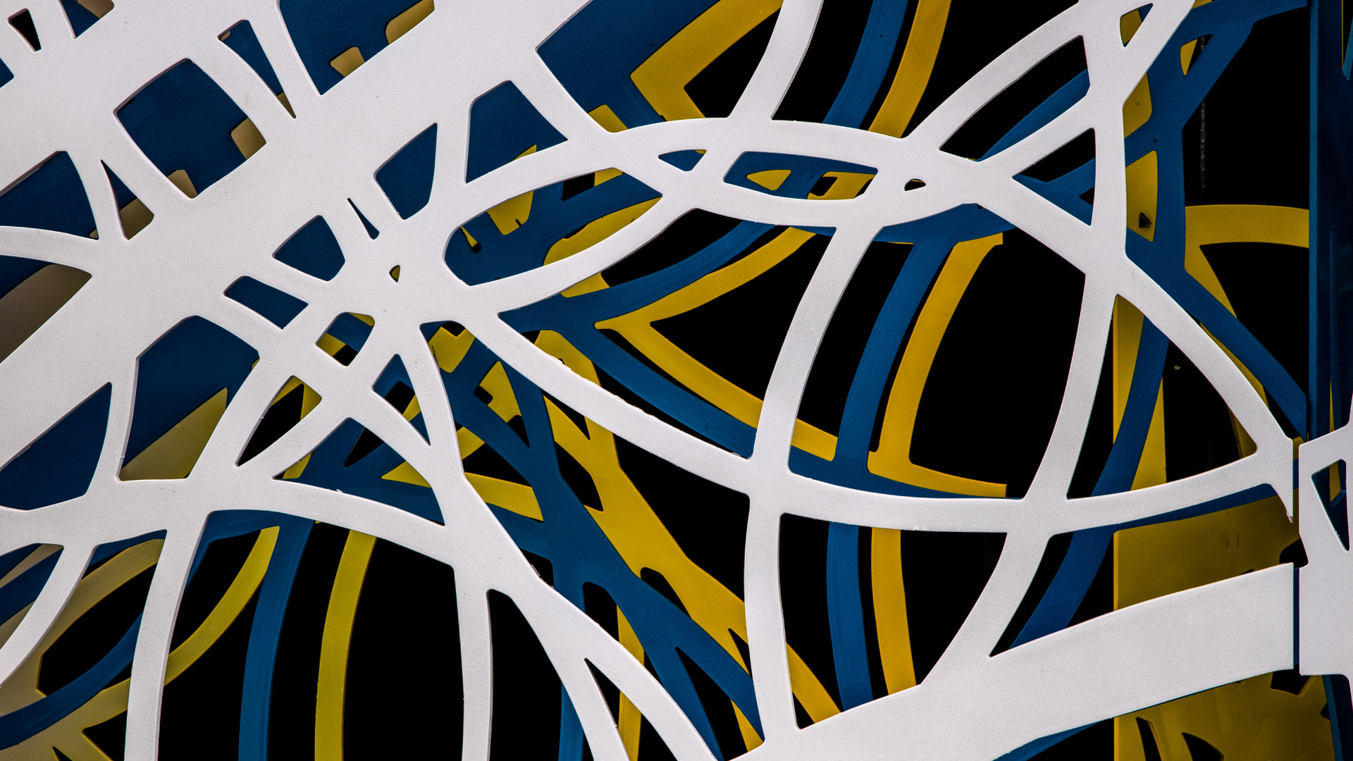 Pintura Abstracta Blanca y Azul. Wallpaper in 1920x1080 Resolution