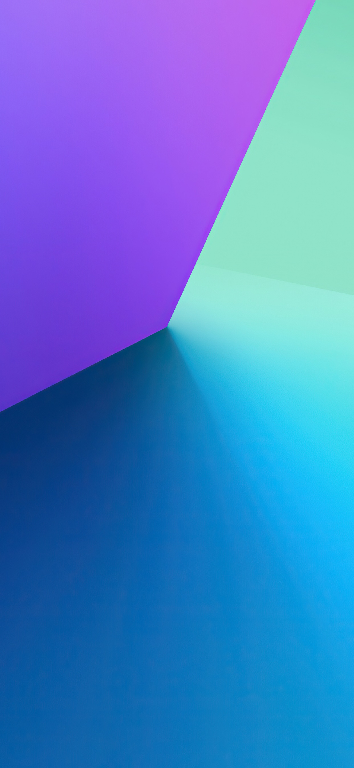 Android, Blue, Triangle, Rectangle, de Teintes et de Nuances. Wallpaper in 1242x2688 Resolution
