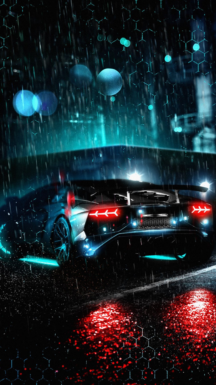 Deportivo, Coche, Dodge Viper, Iluminación Automotriz, Capucha. Wallpaper in 750x1334 Resolution