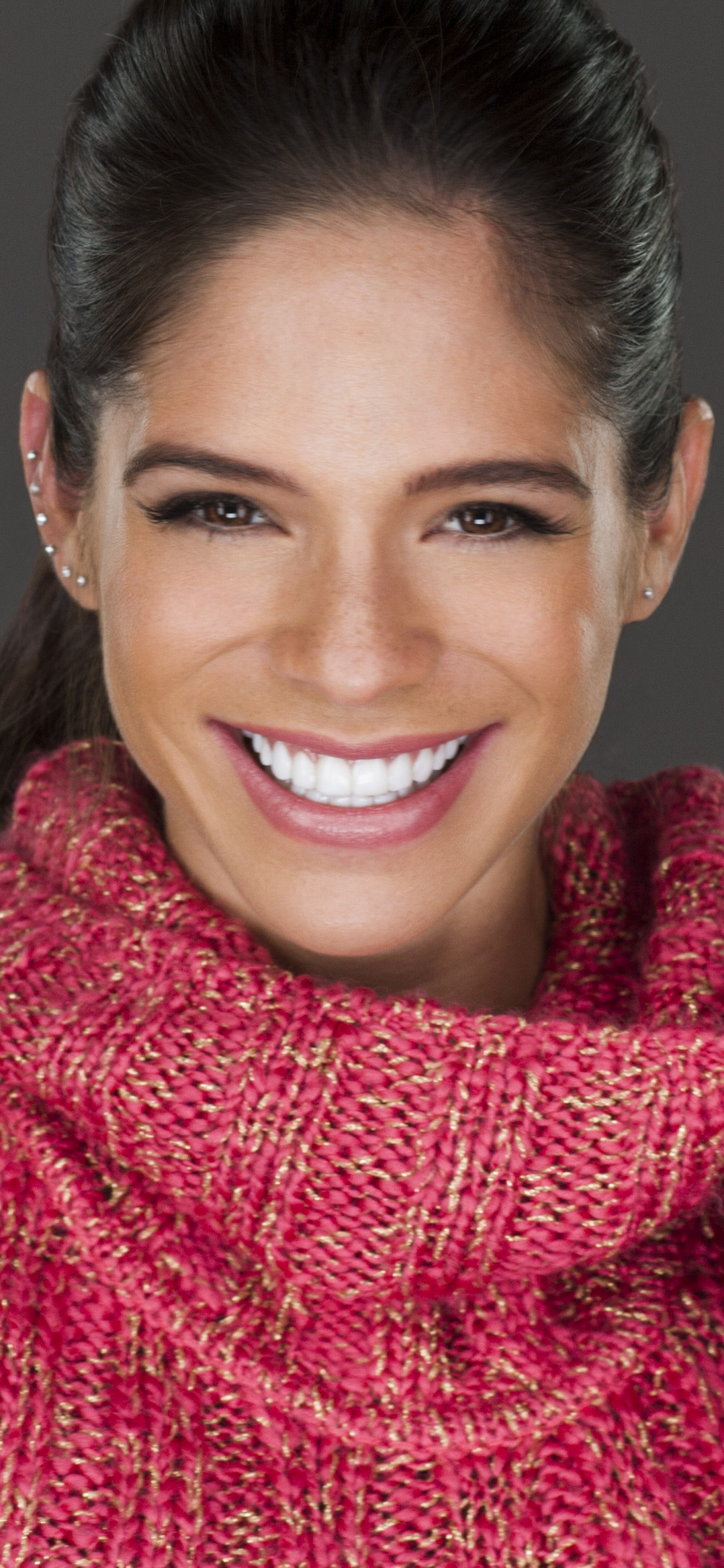 Michelle Lewin, Model, Beauty, Face, Lip. Wallpaper in 1242x2688 Resolution