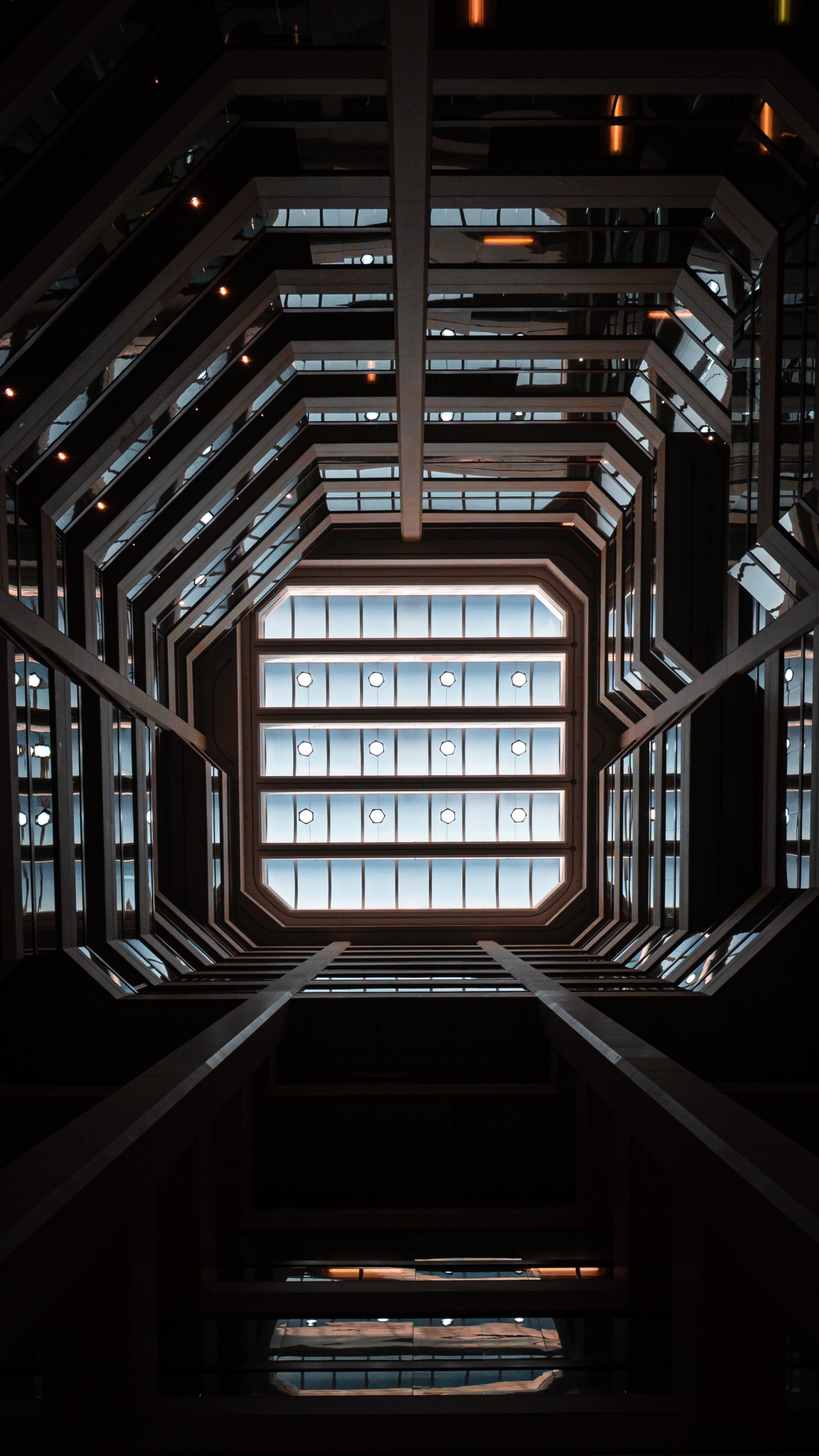 Brown Wooden Shelves With Books. Wallpaper in 1440x2560 Resolution