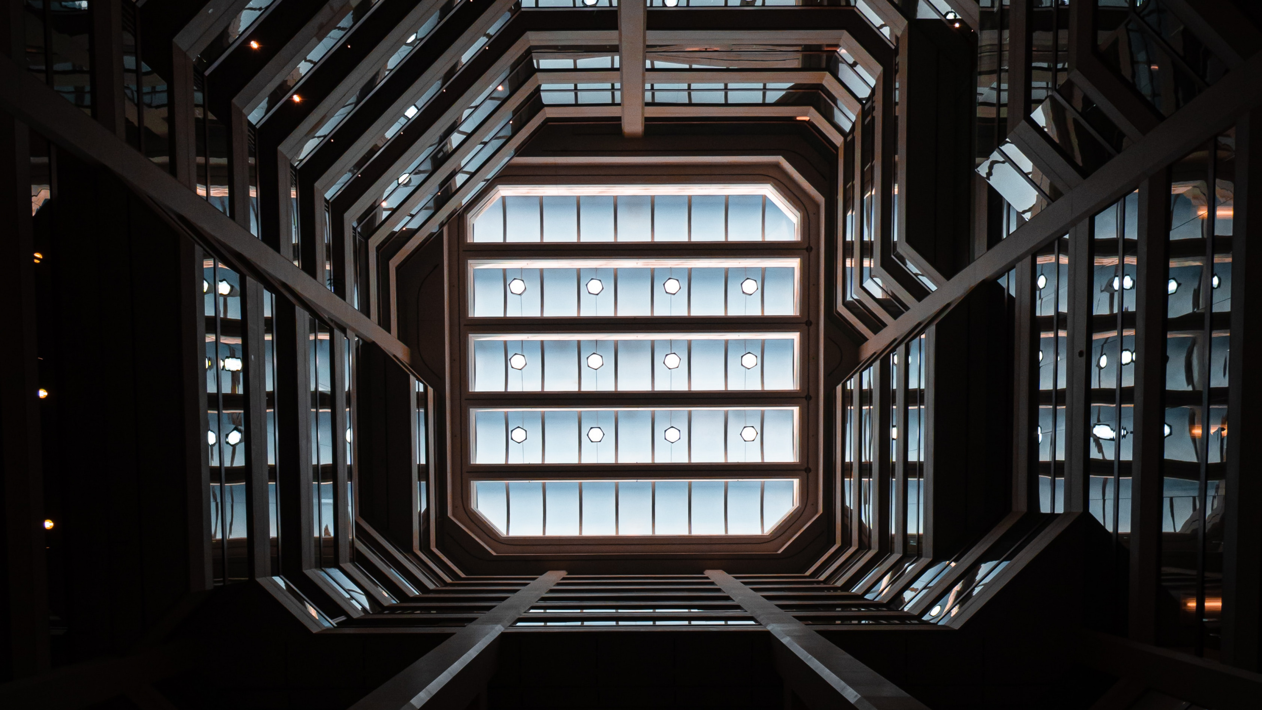 Brown Wooden Shelves With Books. Wallpaper in 2560x1440 Resolution