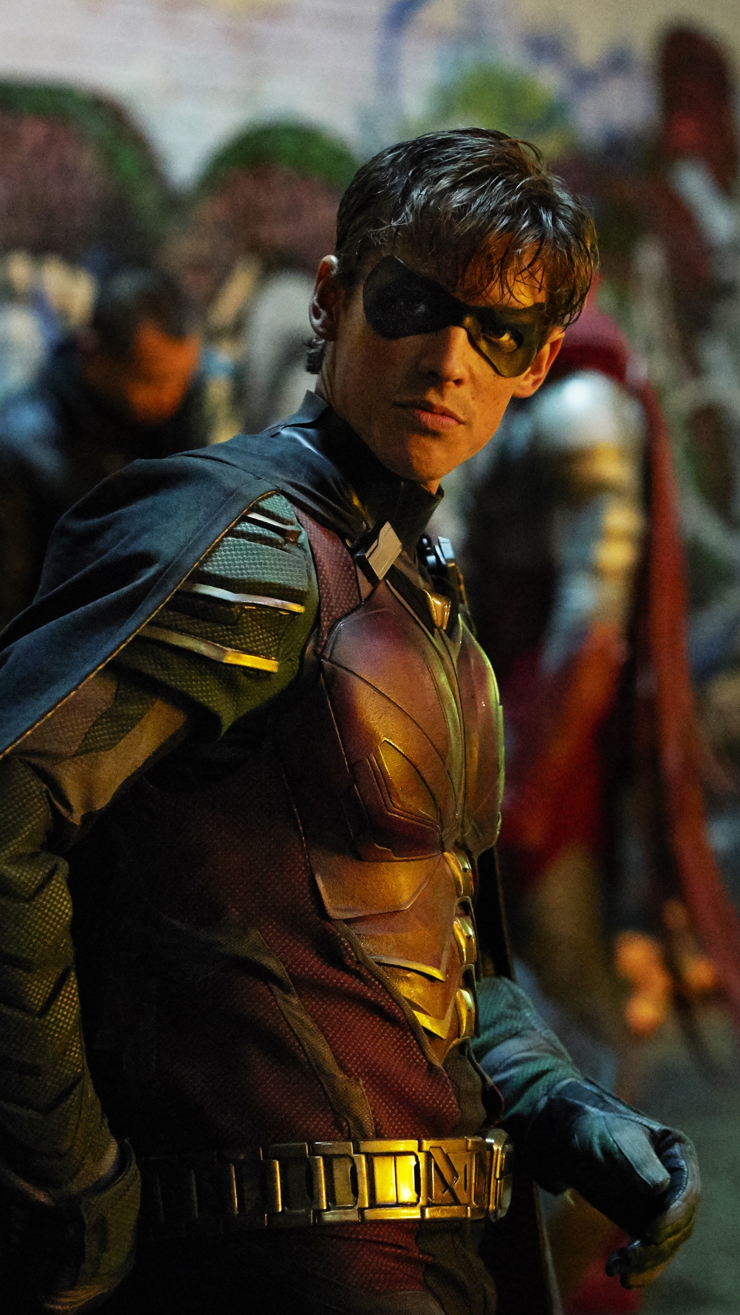 Man in Black Leather Jacket Wearing Black Sunglasses. Wallpaper in 1440x2560 Resolution