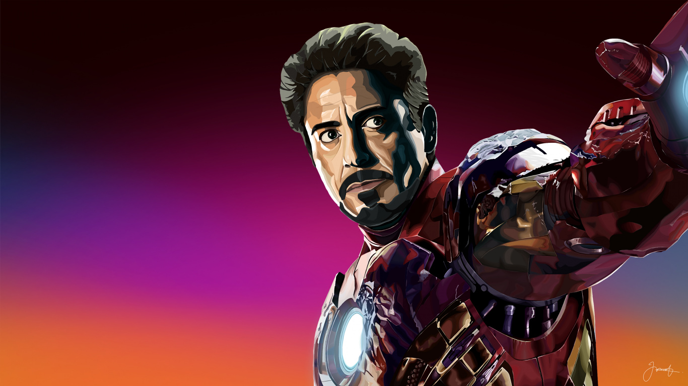 L'homme de Fer, Tony Stark Ironman, Tony Stark, Marvel, Captain America. Wallpaper in 1366x768 Resolution