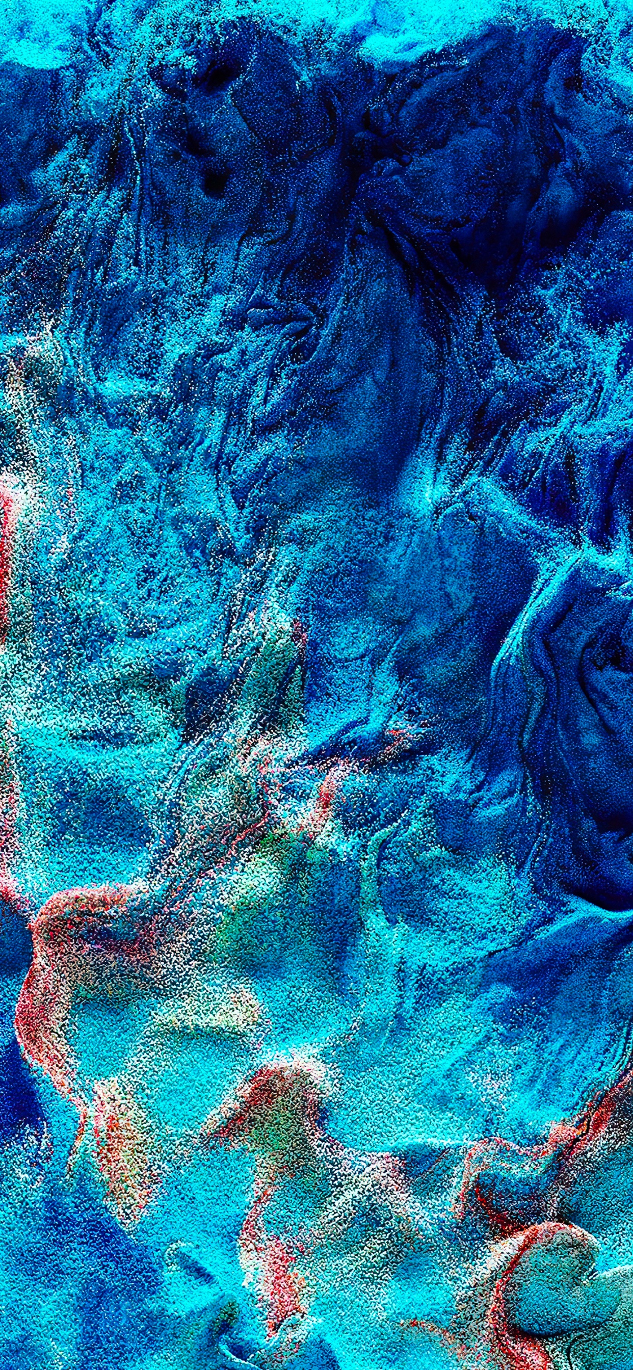 Eau, Biologie Marine, Azure, Aqua, Art. Wallpaper in 1242x2688 Resolution