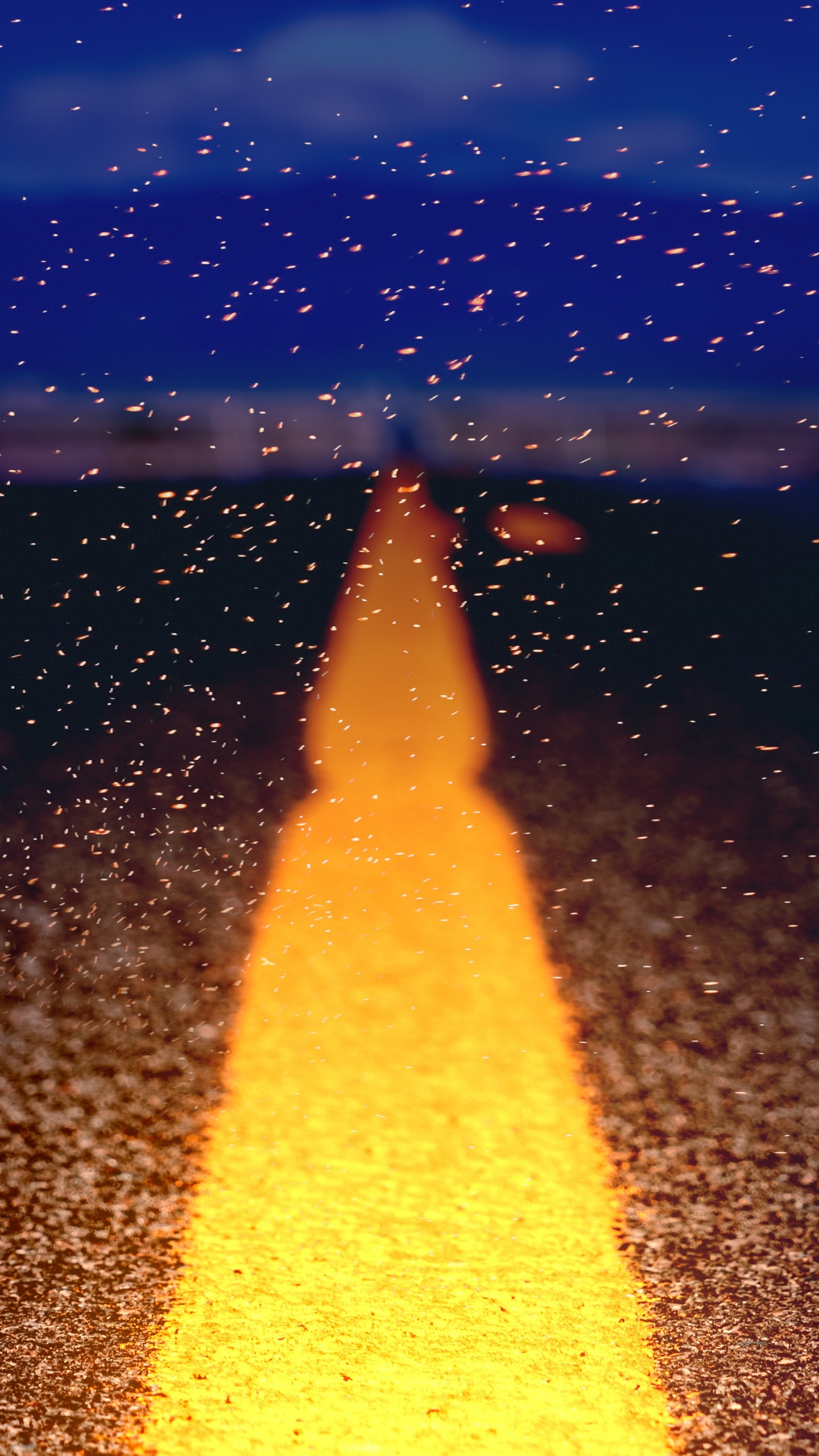 Blue, Water, Horizon, Light, Sea. Wallpaper in 1440x2560 Resolution