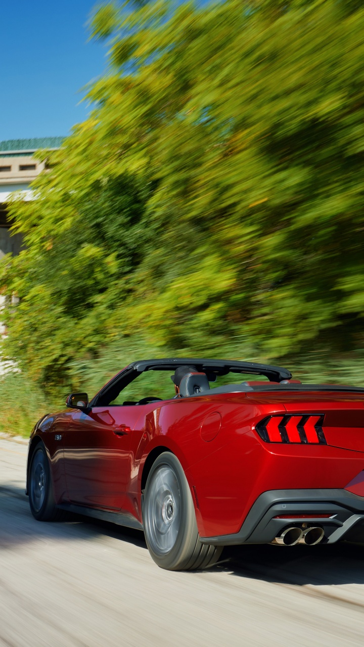 New Mustang Convertible 2024, 2022 Ford Mustang, Cars, Ford, Ford Motor Company. Wallpaper in 720x1280 Resolution