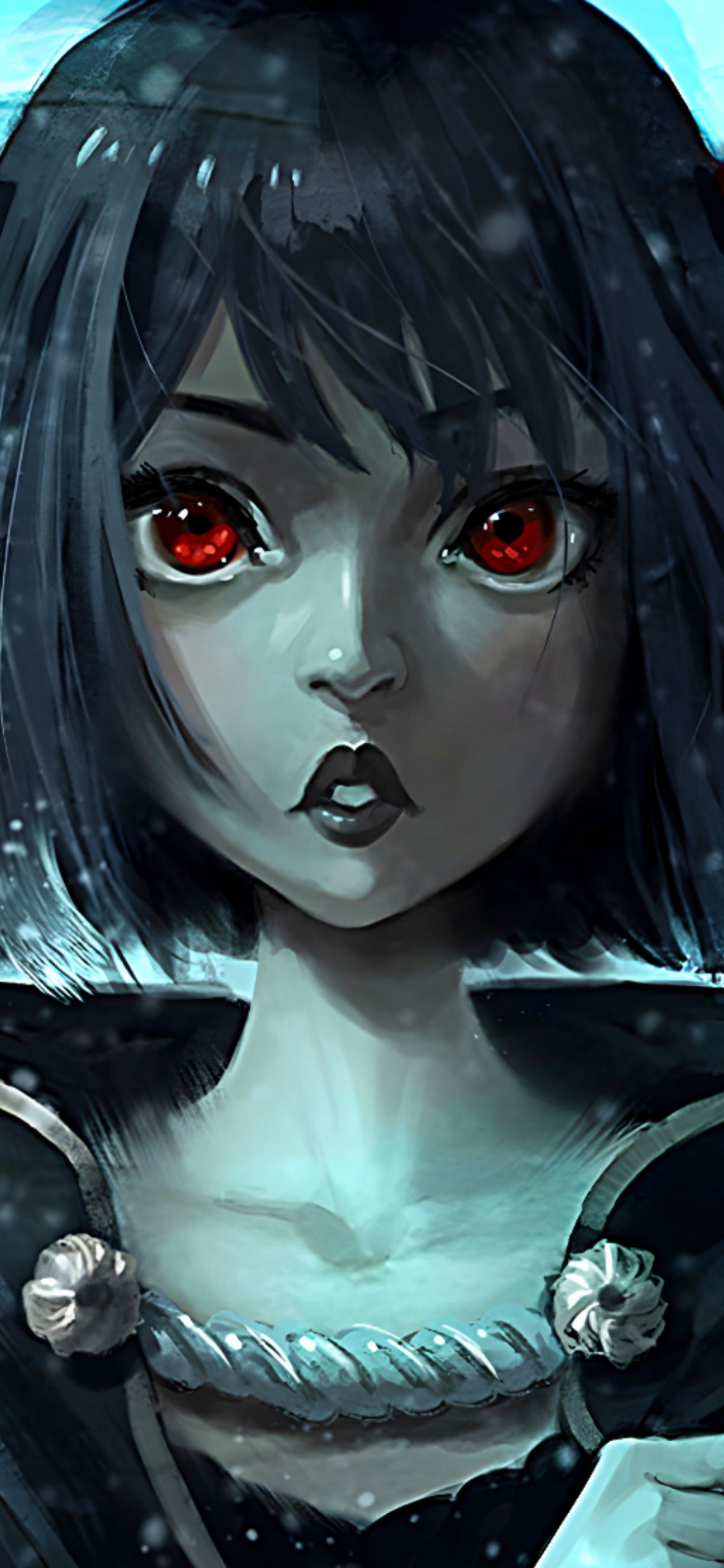 艺术, 套, 头发, 卡通 壁纸 1125x2436 允许