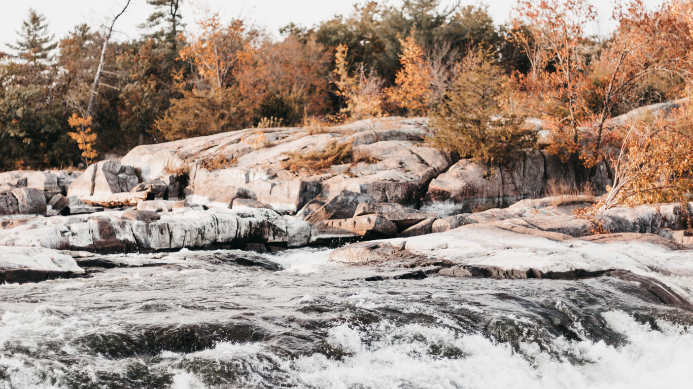 Water, Natural Landscape, Snow, Winter, Wilderness. Wallpaper in 1366x768 Resolution