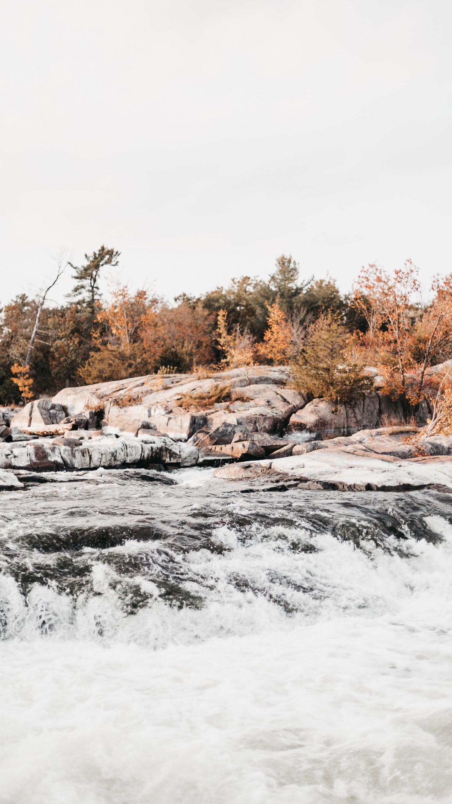 Water, Natural Landscape, Snow, Winter, Wilderness. Wallpaper in 1440x2560 Resolution