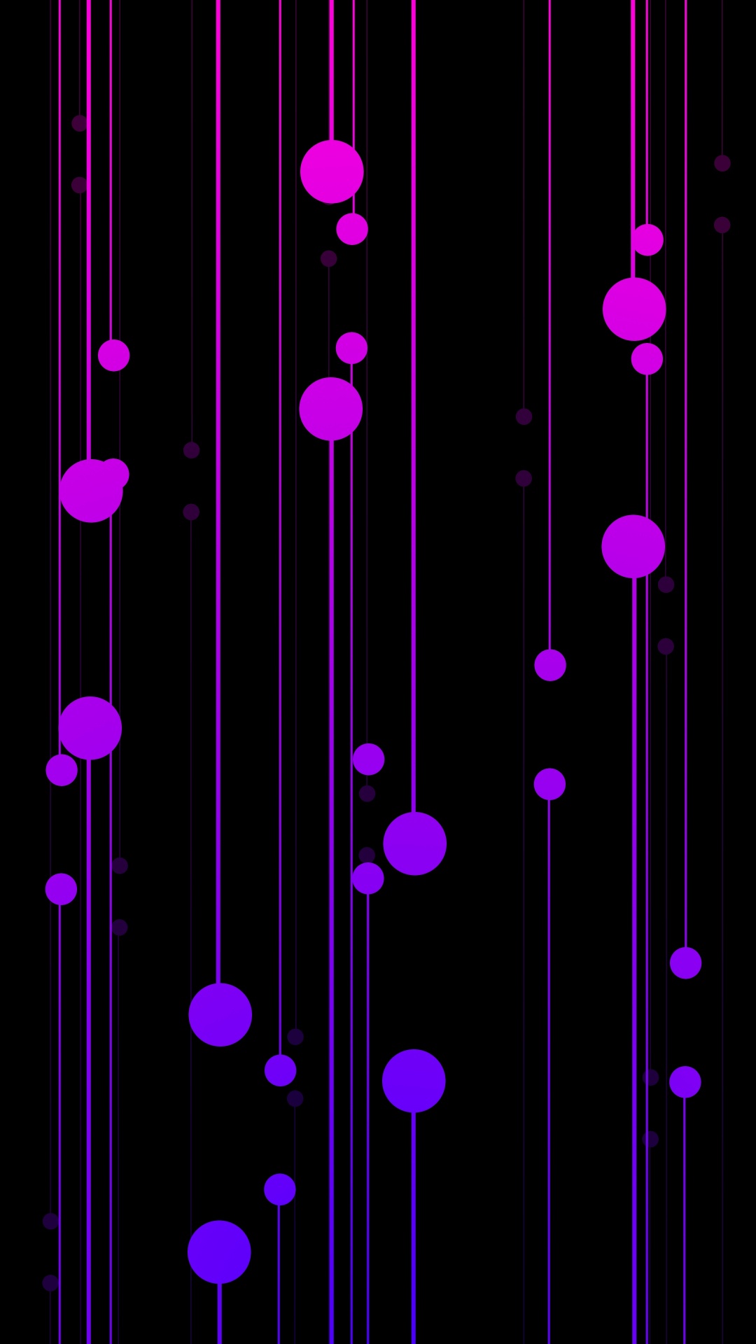 Illustration à Pois Violet et Blanc. Wallpaper in 1080x1920 Resolution