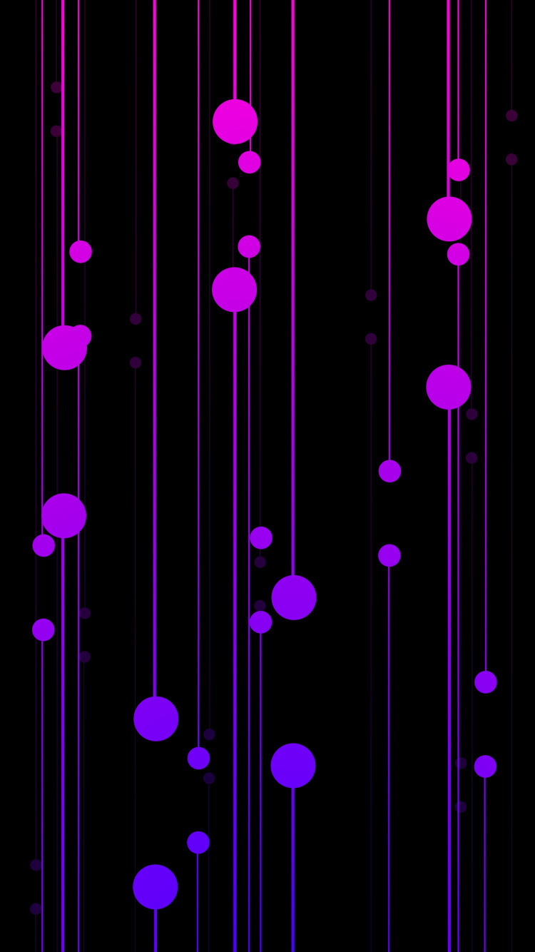 Illustration à Pois Violet et Blanc. Wallpaper in 750x1334 Resolution