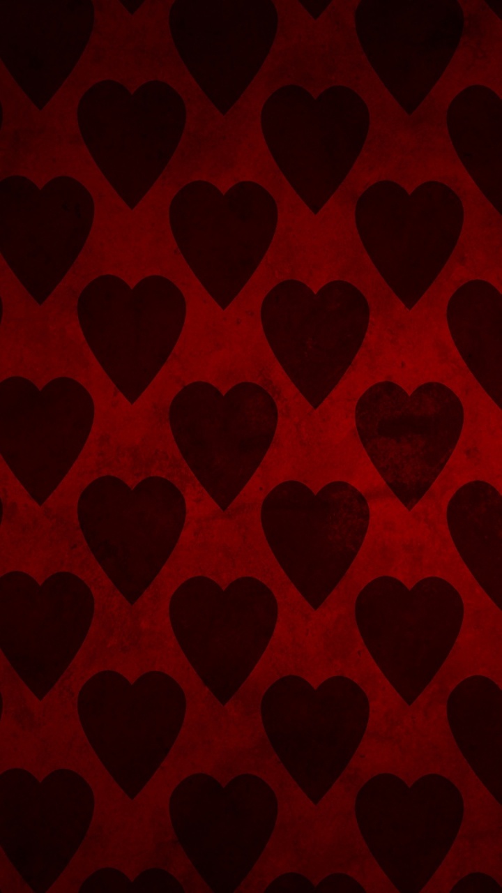 Rotes Und Schwarzes Gepunktetes Textil. Wallpaper in 720x1280 Resolution