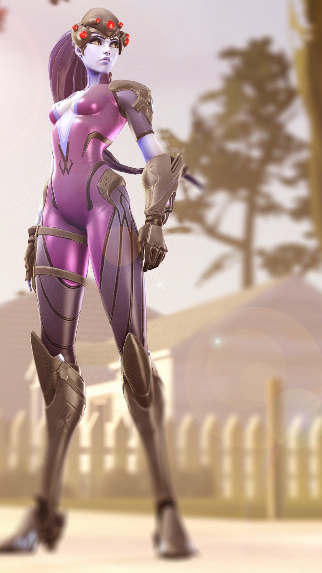 Witwenmacher Wache, Overwatch, Lena Oxton, Baum, Modedesign. Wallpaper in 1080x1920 Resolution