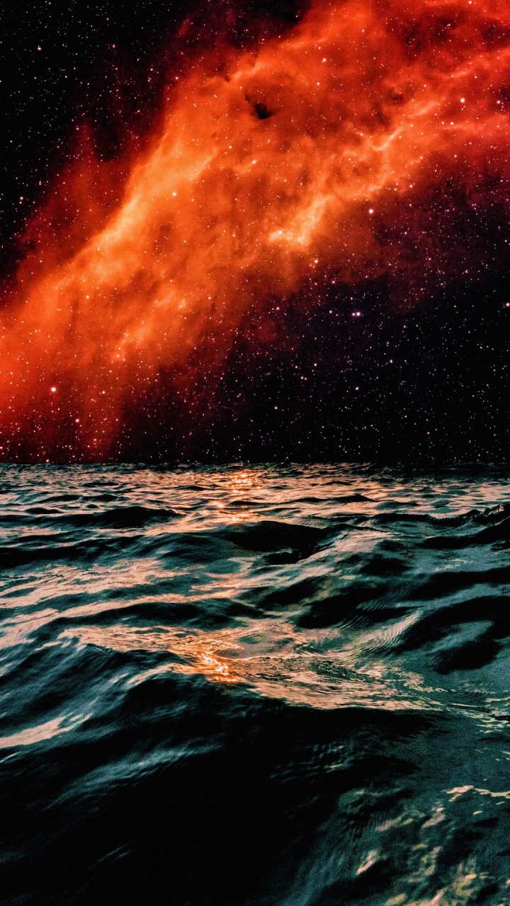 发射星云, 天文学, 海洋, 气氛, 自然景观 壁纸 720x1280 允许