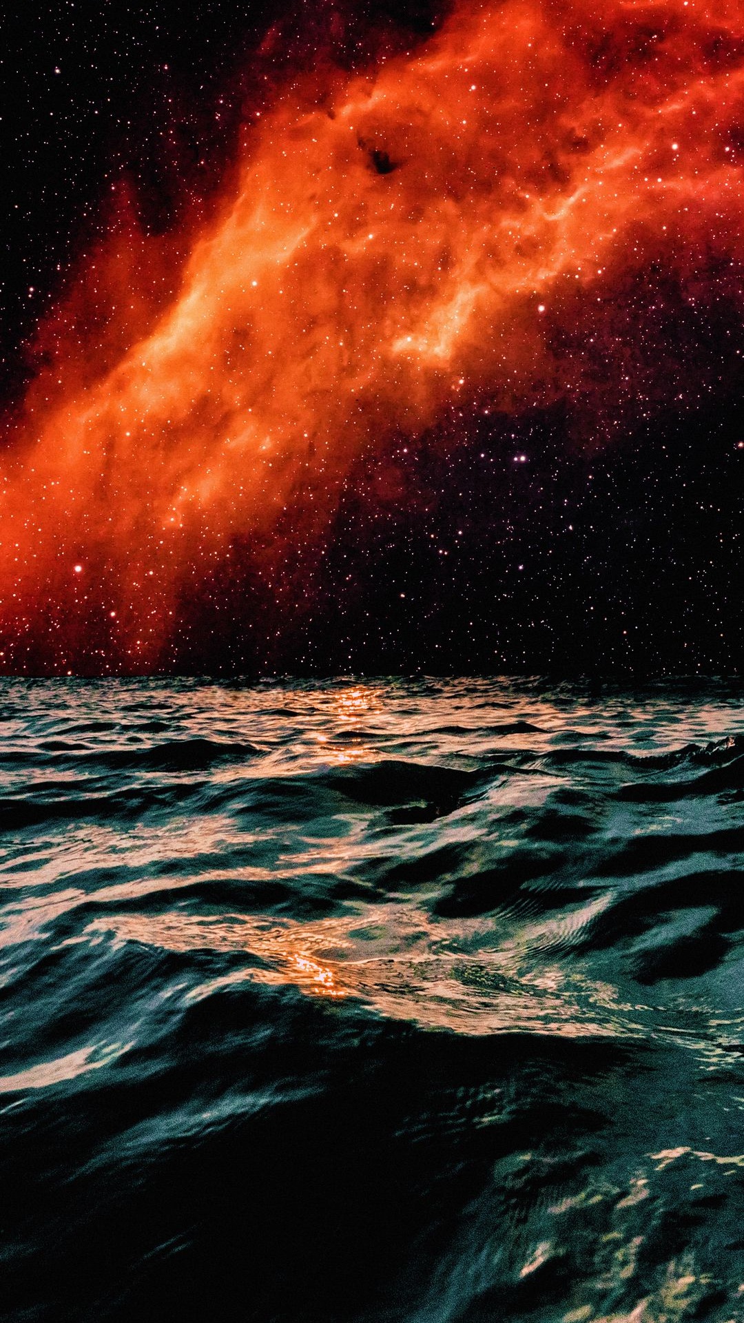 Nebulosa de Emisión, Nebulosa de California, la Astronomía, Agua, Oceano. Wallpaper in 1080x1920 Resolution