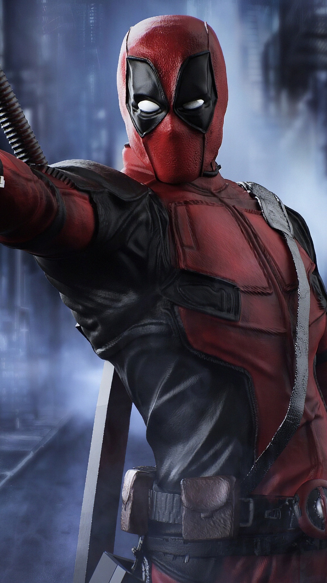 Deadpool, L'art Numérique, Superhero, Art, Artiste. Wallpaper in 1080x1920 Resolution