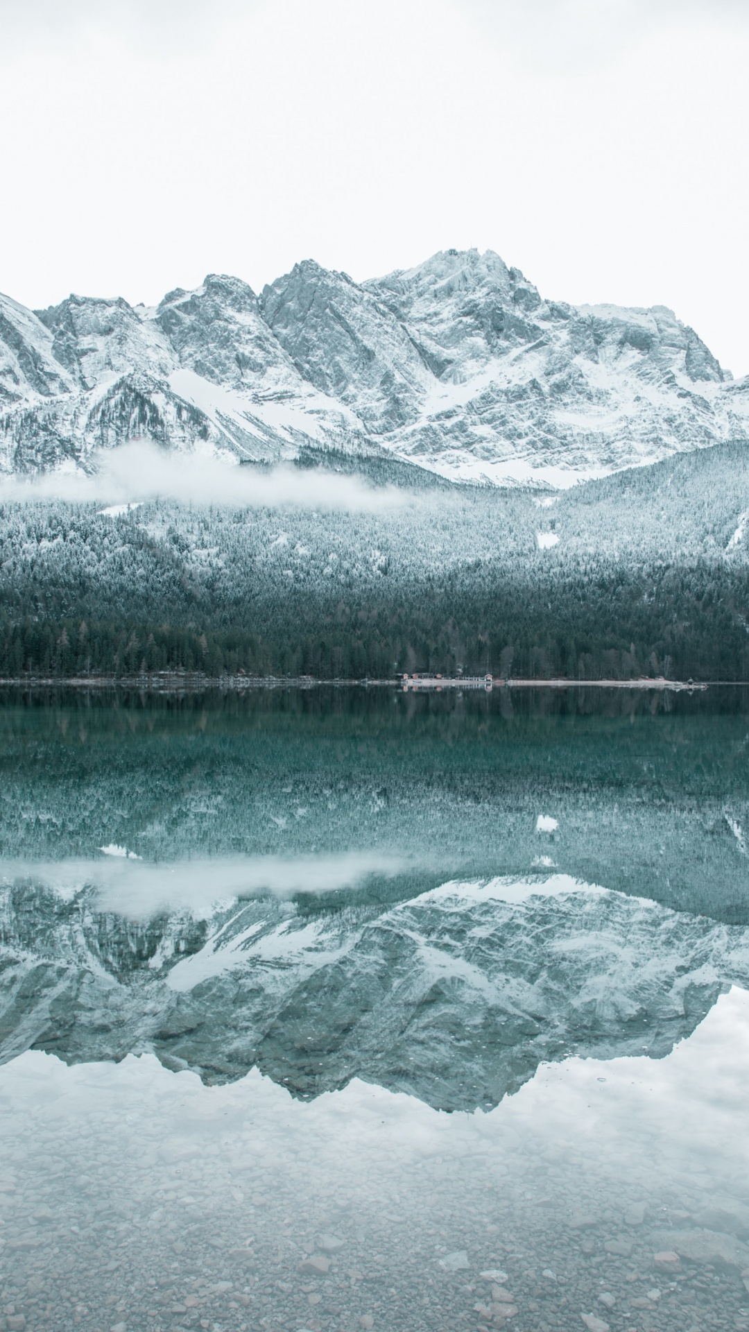 Eibsee, Les Reliefs Montagneux, le Relief Glaciaire, Glace, Glacier. Wallpaper in 1080x1920 Resolution