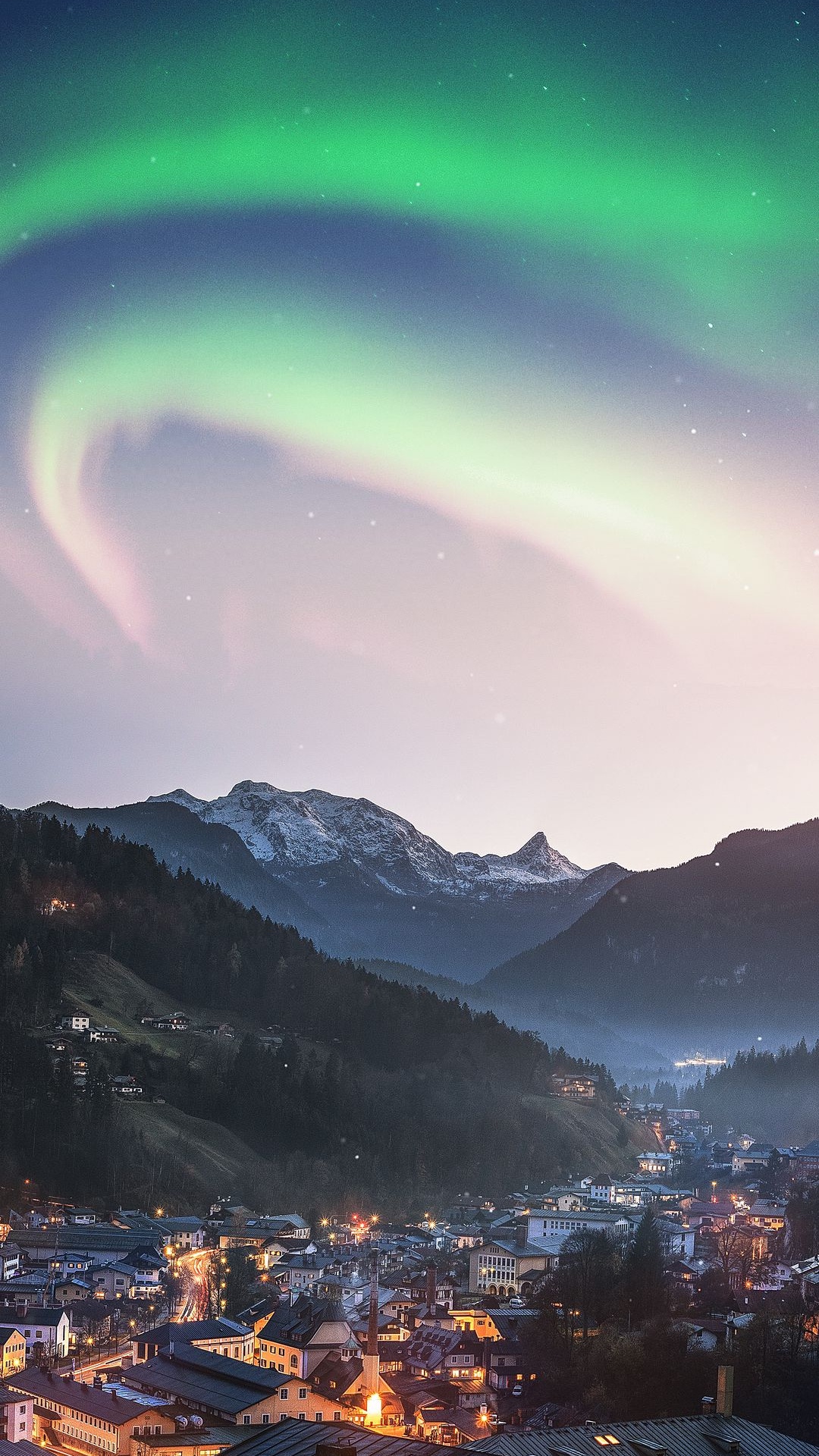 Téléphone du Village Des Aurores Boréales, Lumière, Atmosphère, L'écorégion, Nature. Wallpaper in 1080x1920 Resolution