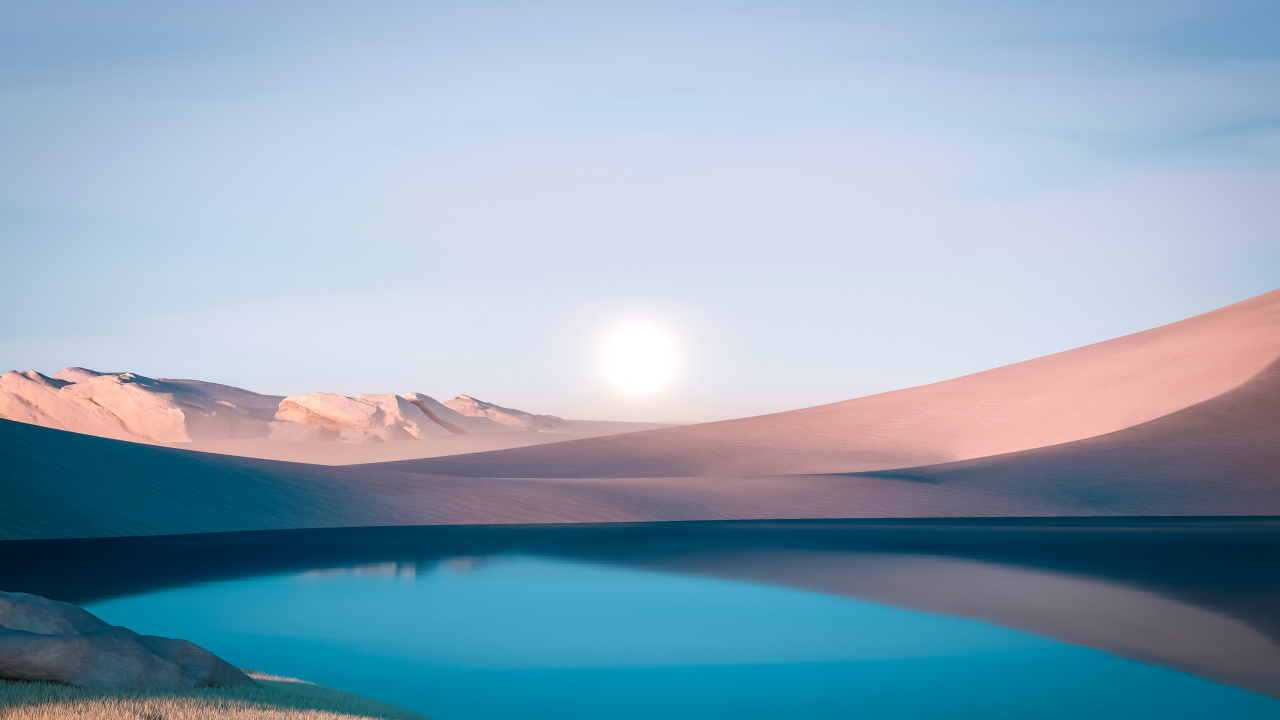 Wasserressourcen, Wasser, Tageszeit, Ökoregion, Naturlandschaft. Wallpaper in 1280x720 Resolution