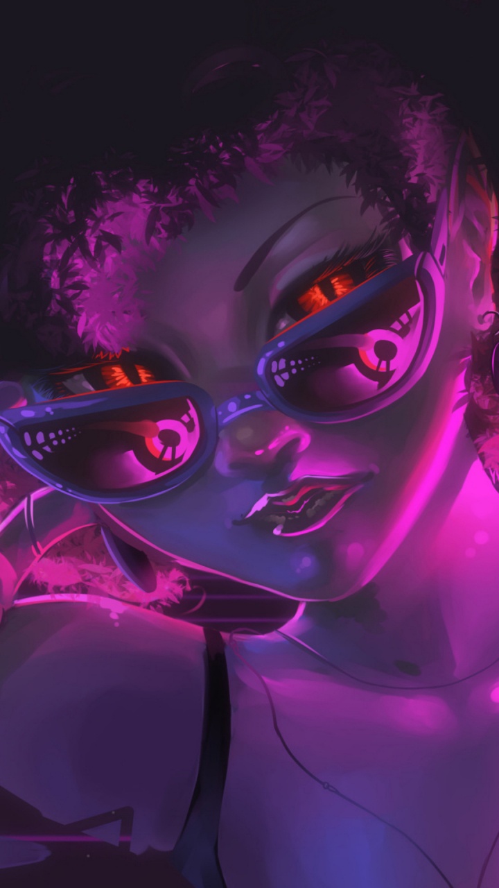 Lumière, Art, Graphique, Cyberpunk, Conception. Wallpaper in 720x1280 Resolution