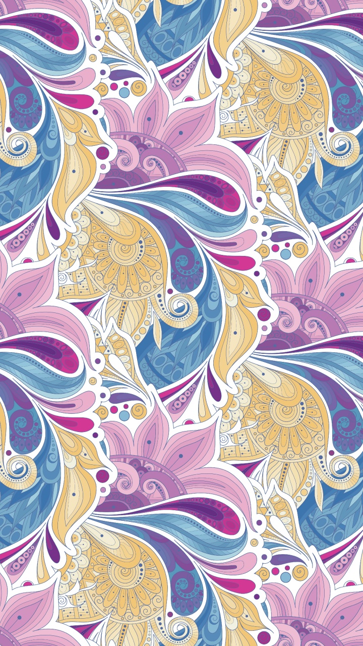 Blue Green and Yellow Abstract Painting. Wallpaper in 720x1280 Resolution