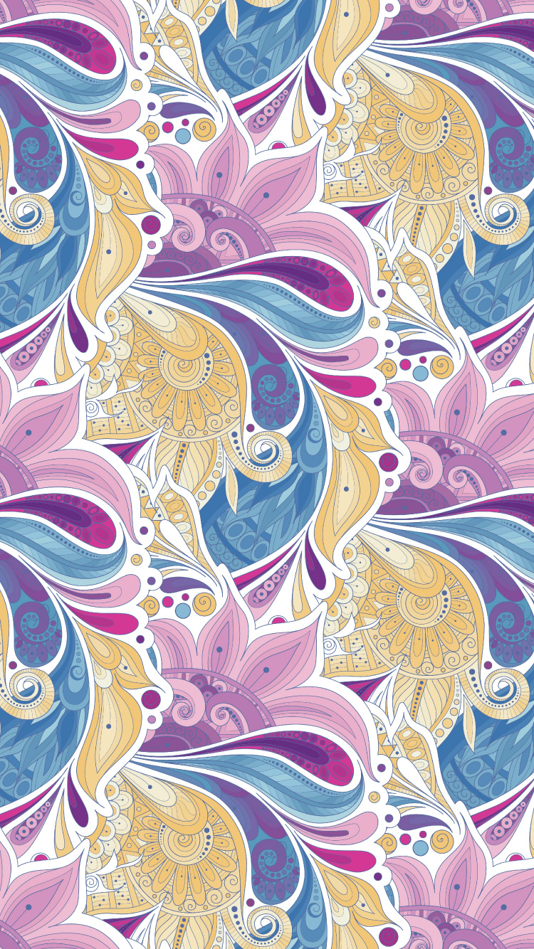 Blue Green and Yellow Abstract Painting. Wallpaper in 750x1334 Resolution