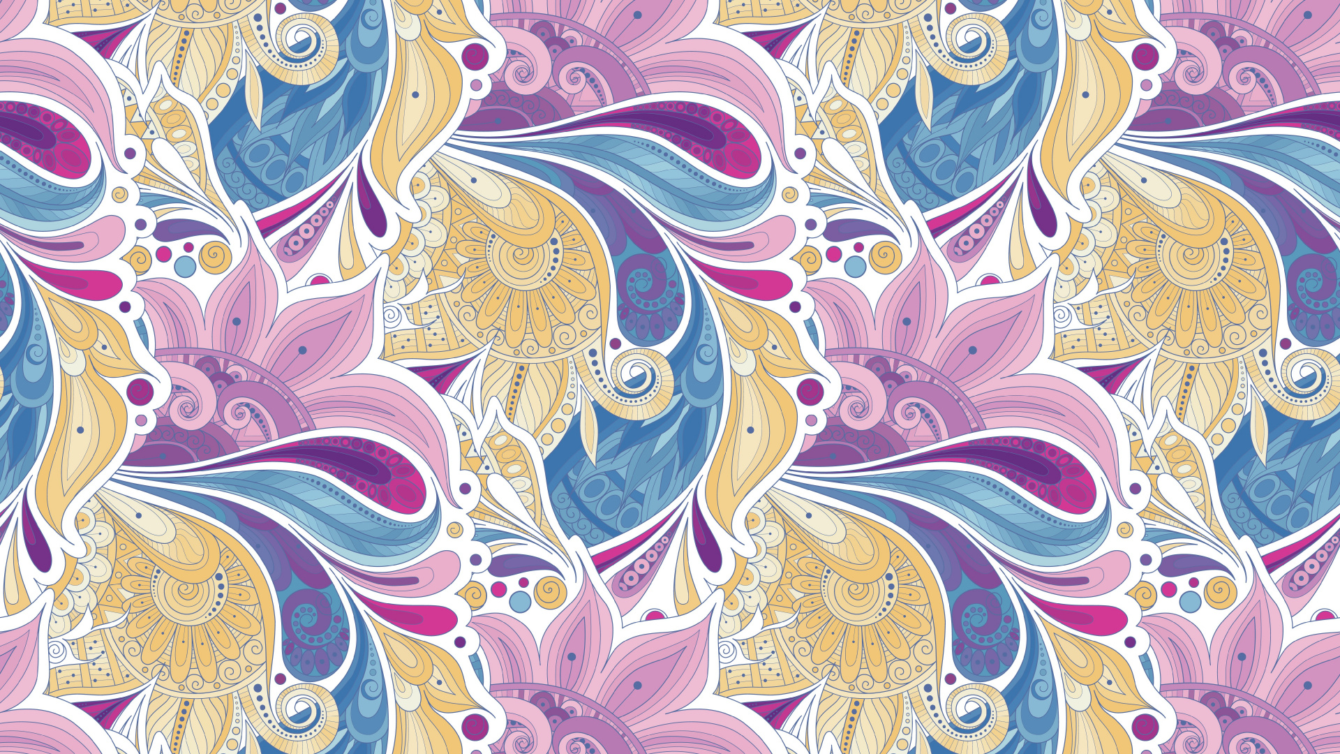 Pintura Abstracta Azul Verde y Amarilla. Wallpaper in 1920x1080 Resolution