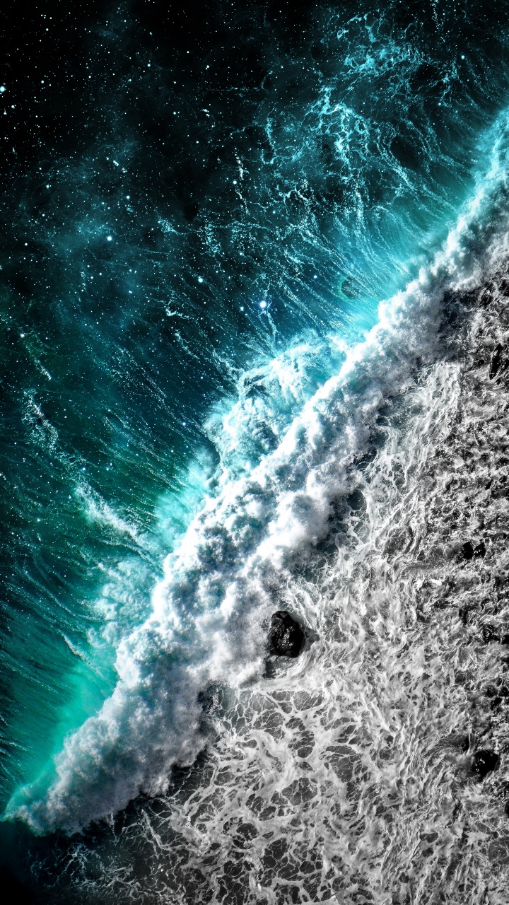 Ocean, Water, Watercourse, Liquid, Astronomical Object. Wallpaper in 720x1280 Resolution