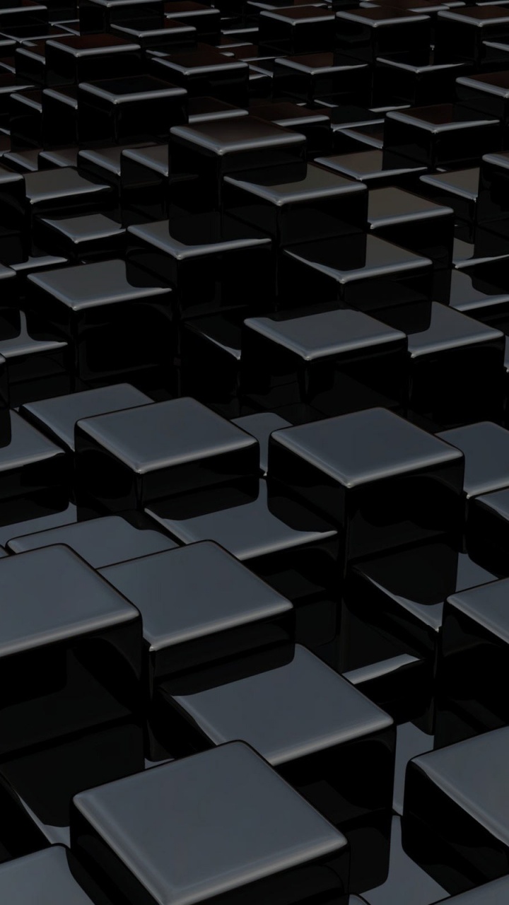 Patrón Cuadrado Blanco y Negro. Wallpaper in 720x1280 Resolution