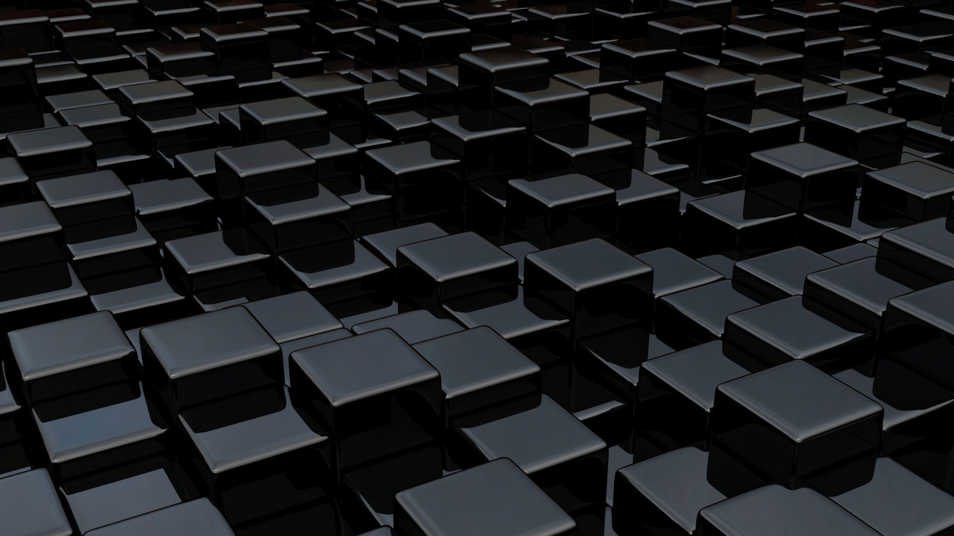 Black and White Square Pattern. Wallpaper in 1920x1080 Resolution