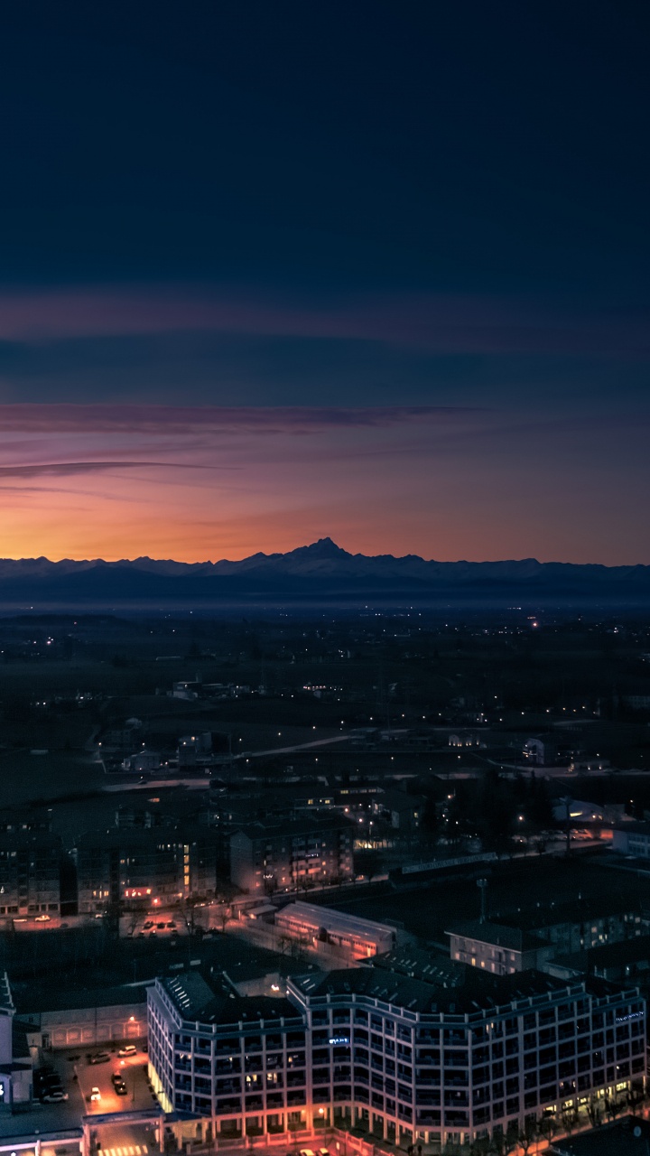 Ambiente, Edificio, Afterglow, Atardecer, Torre de Bloques. Wallpaper in 720x1280 Resolution