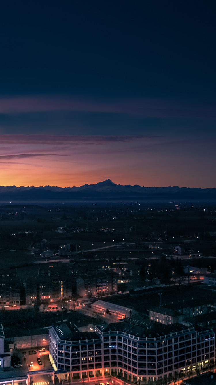 Ambiente, Edificio, Afterglow, Atardecer, Torre de Bloques. Wallpaper in 750x1334 Resolution