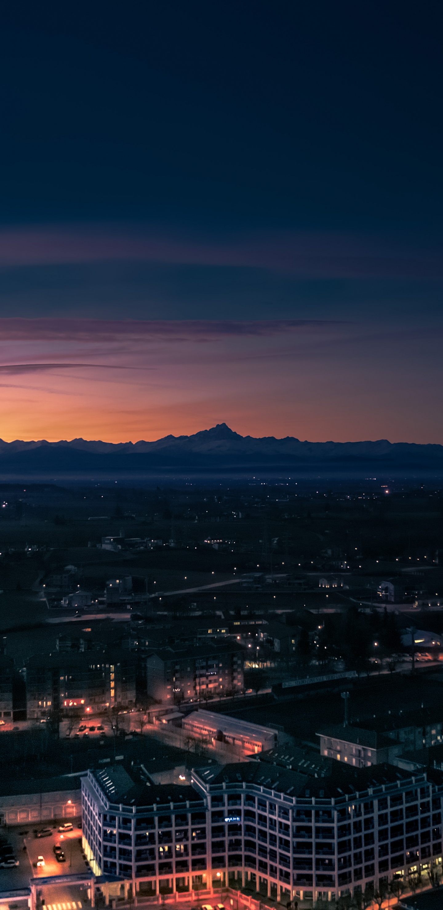 Atmosphere, Cloud, Building, Afterglow, Dusk. Wallpaper in 1440x2960 Resolution