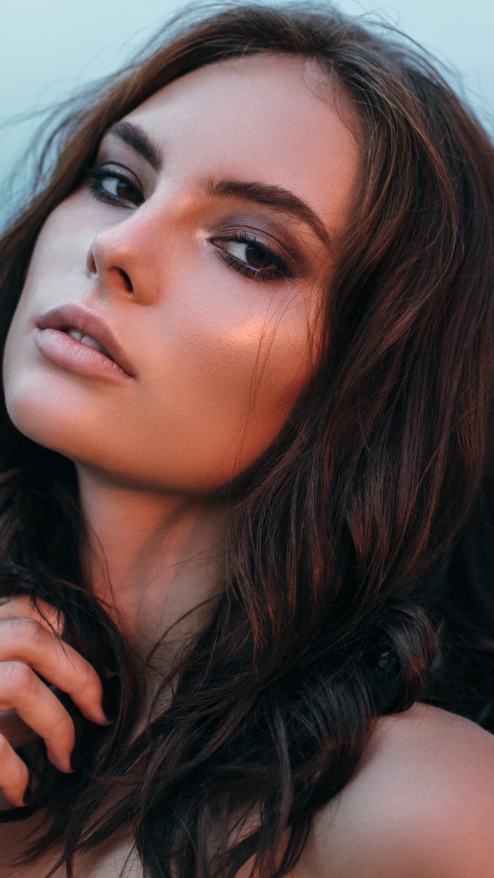 Schönheit, Modell, Haar, Gesicht, Lippe. Wallpaper in 720x1280 Resolution