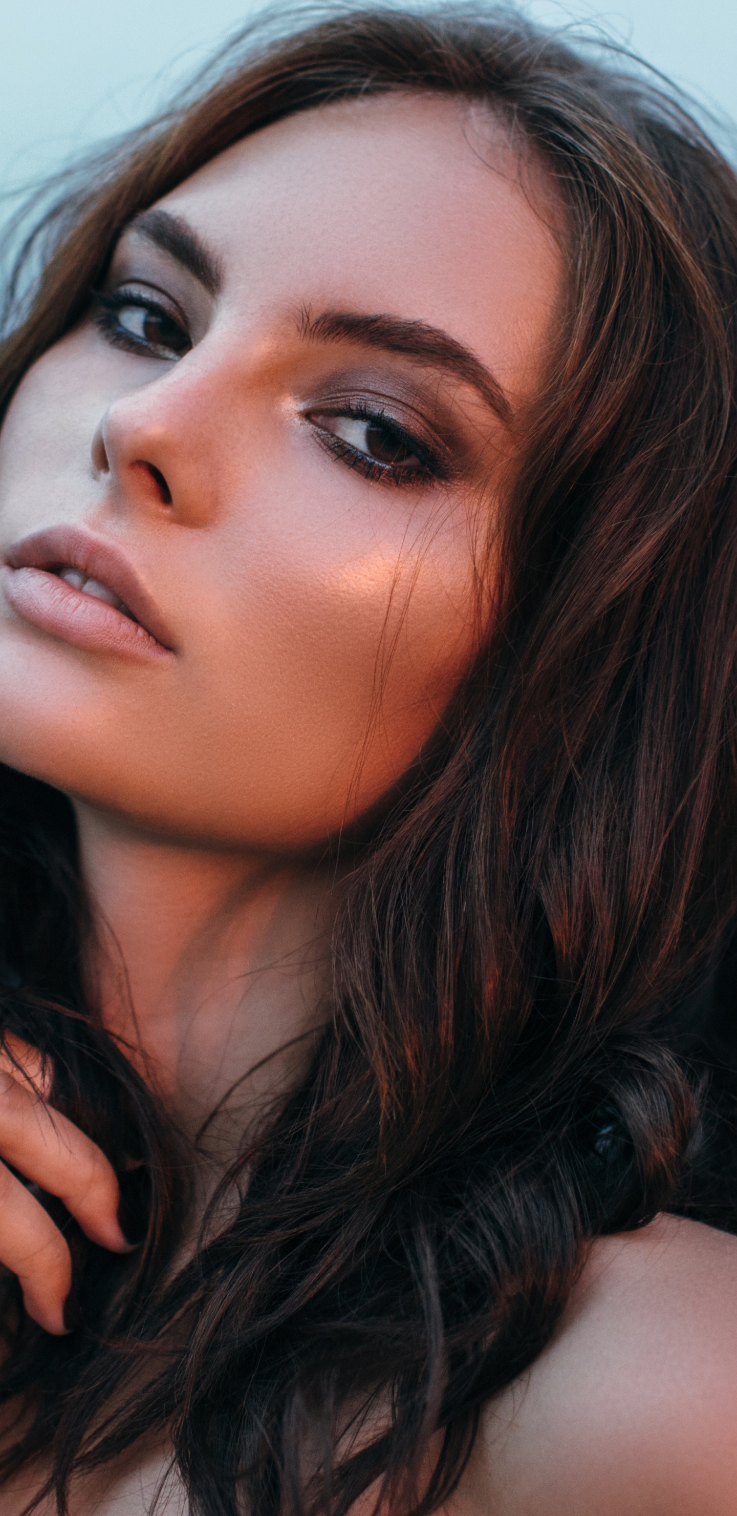 Beauty, Model, Hair, Face, Lip. Wallpaper in 1440x2960 Resolution