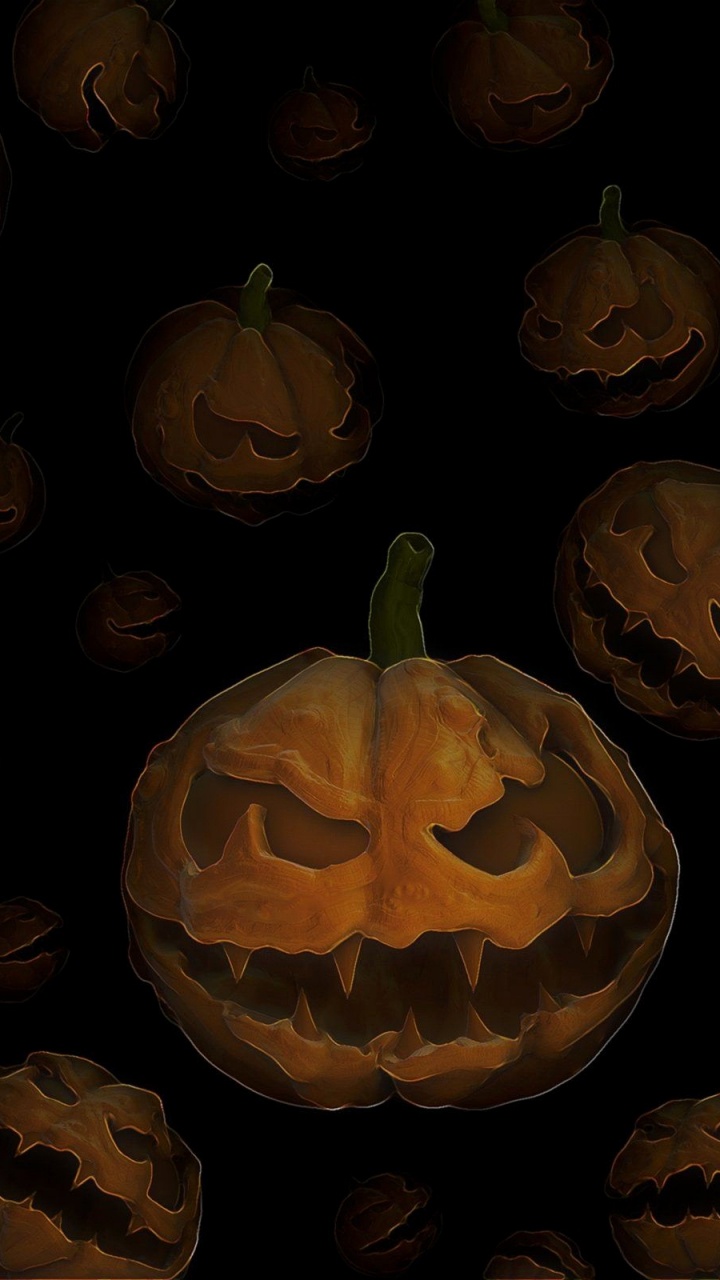 Halloween, Jack o Lantern, Nacht, Cucurbita, Halloween Horror Nights. Wallpaper in 720x1280 Resolution