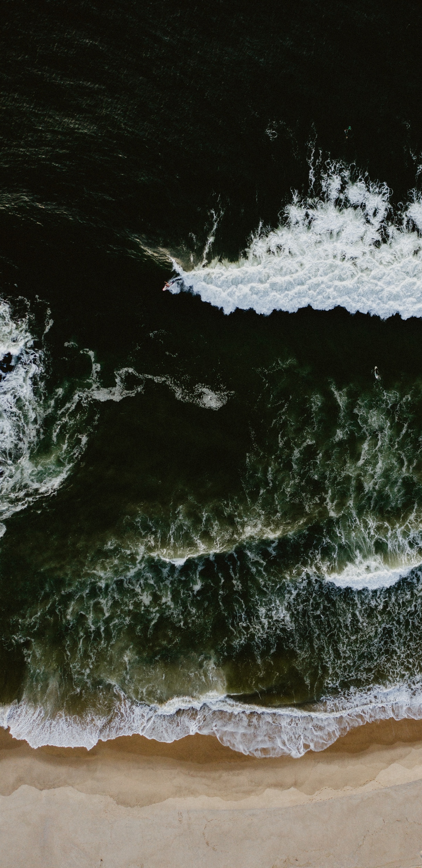 Mer, Côte, Eau, Qhd, le Vent Vague. Wallpaper in 1440x2960 Resolution