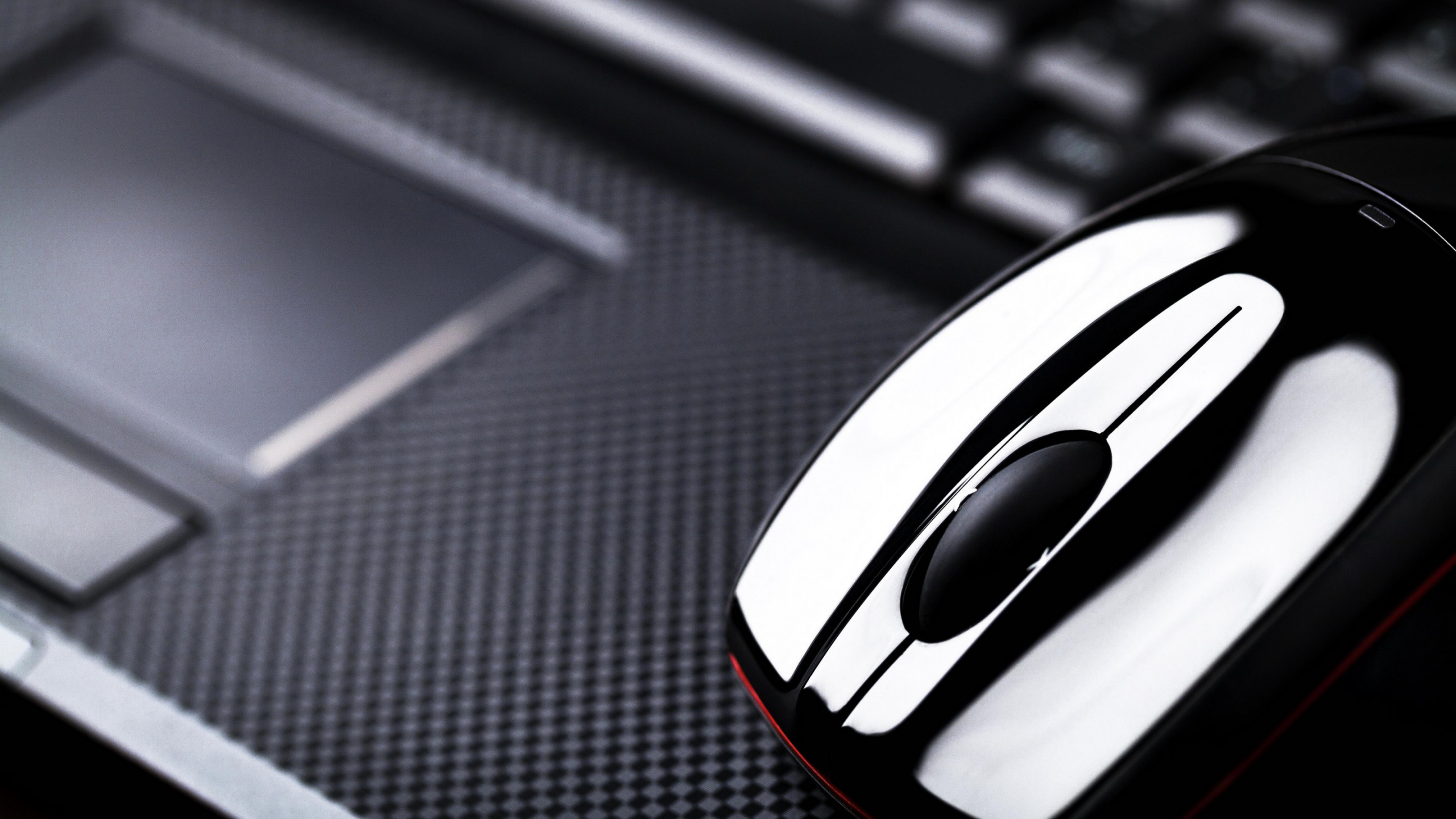 Souris D'ordinateur Sans Fil Noir et Rouge. Wallpaper in 2560x1440 Resolution