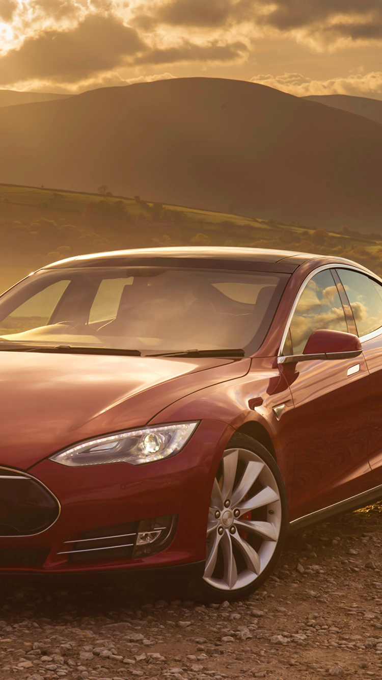 Red Porsche 911 on Brown Field. Wallpaper in 750x1334 Resolution