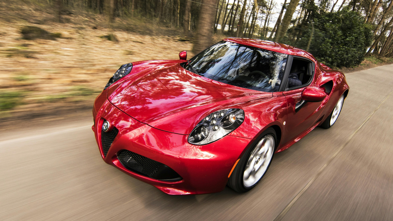 Coche, Competencia Alfa Romeo 8c, Alfa Romeo, Alfa Romeo 4C, Alfa Romeo Alfasud. Wallpaper in 1366x768 Resolution