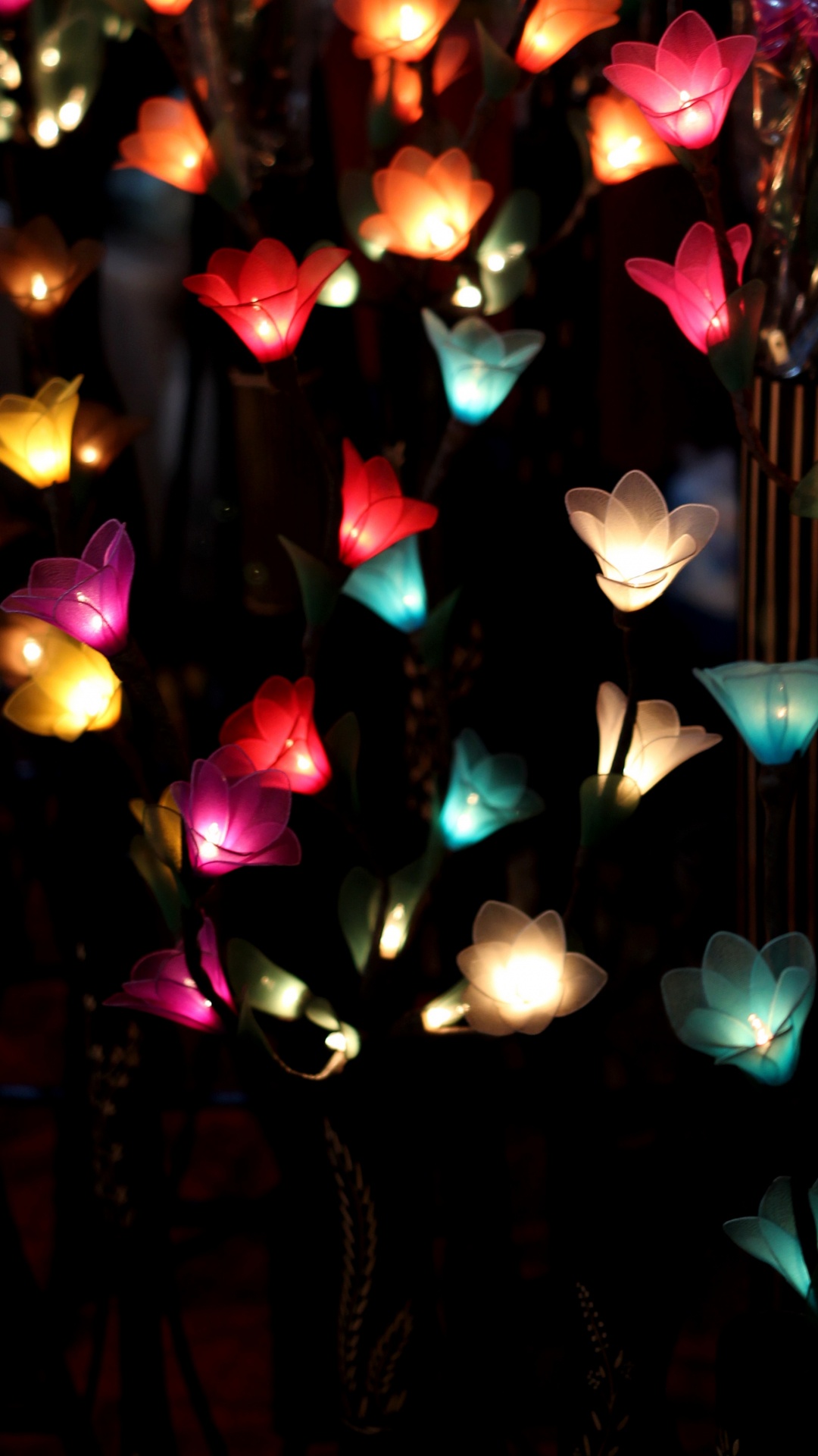 Guirnalda, Luz, Luces de Navidad, Ceremonia, Evento. Wallpaper in 1080x1920 Resolution